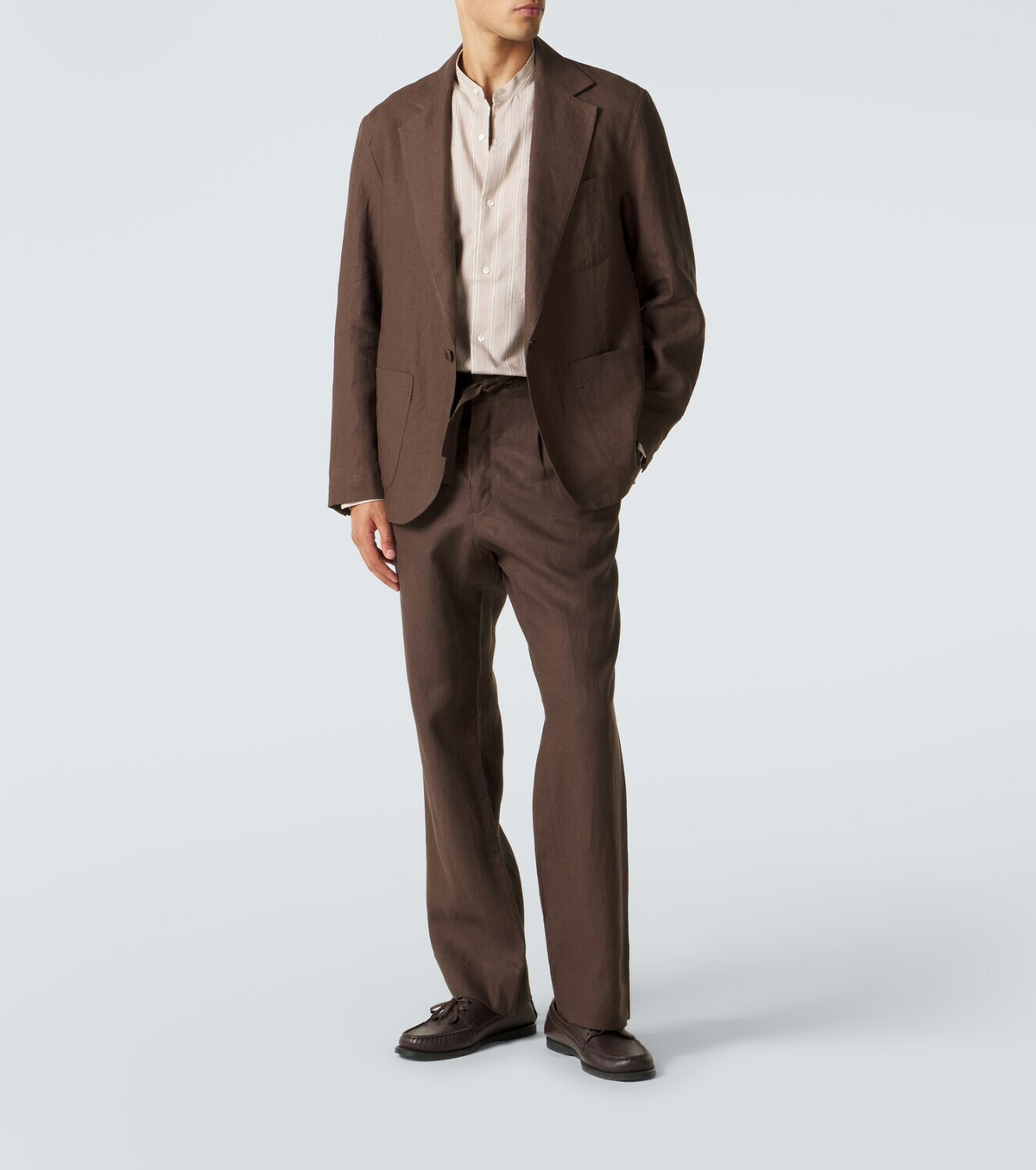 Stòffa Linen straight pants