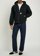 Carhartt Wip Active Quilted Hooded Canvas Jacket Black