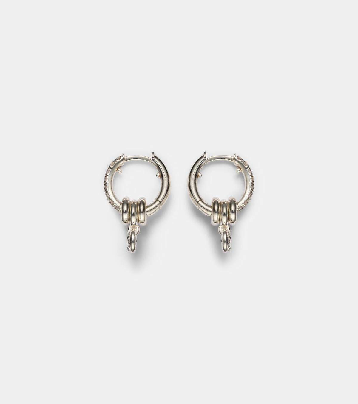 Spinelli Kilcollin Zahra sterling silver earrings with diamonds