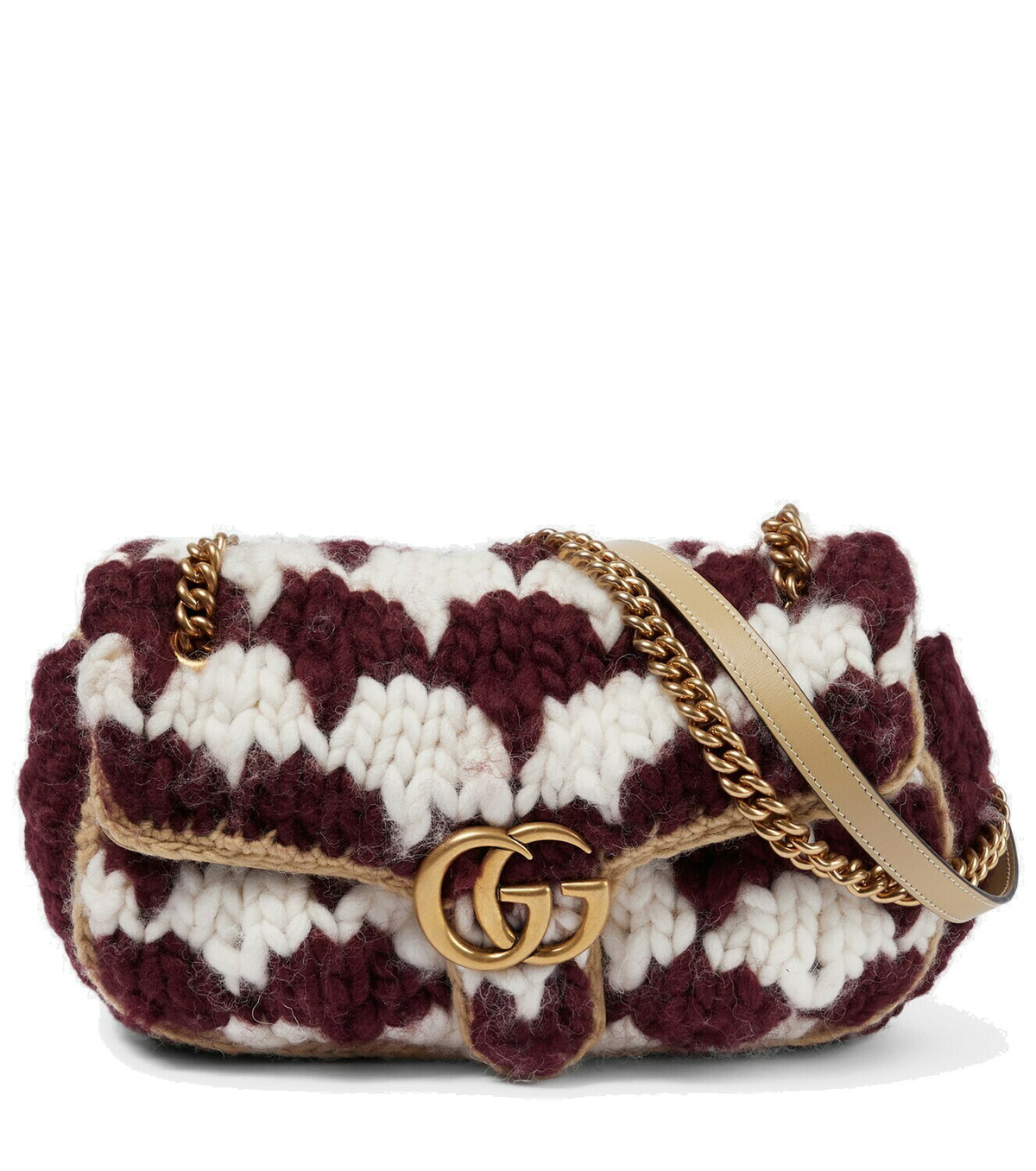 Gucci - GG Marmont 2.0 crochet shoulder bag Gucci