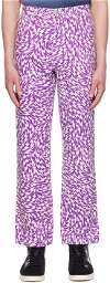 Double Rainbouu Purple & White She's Electric Trousers
