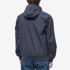 Stone Island Men's Light Soft Shell-R Hooded Jacket in Navy