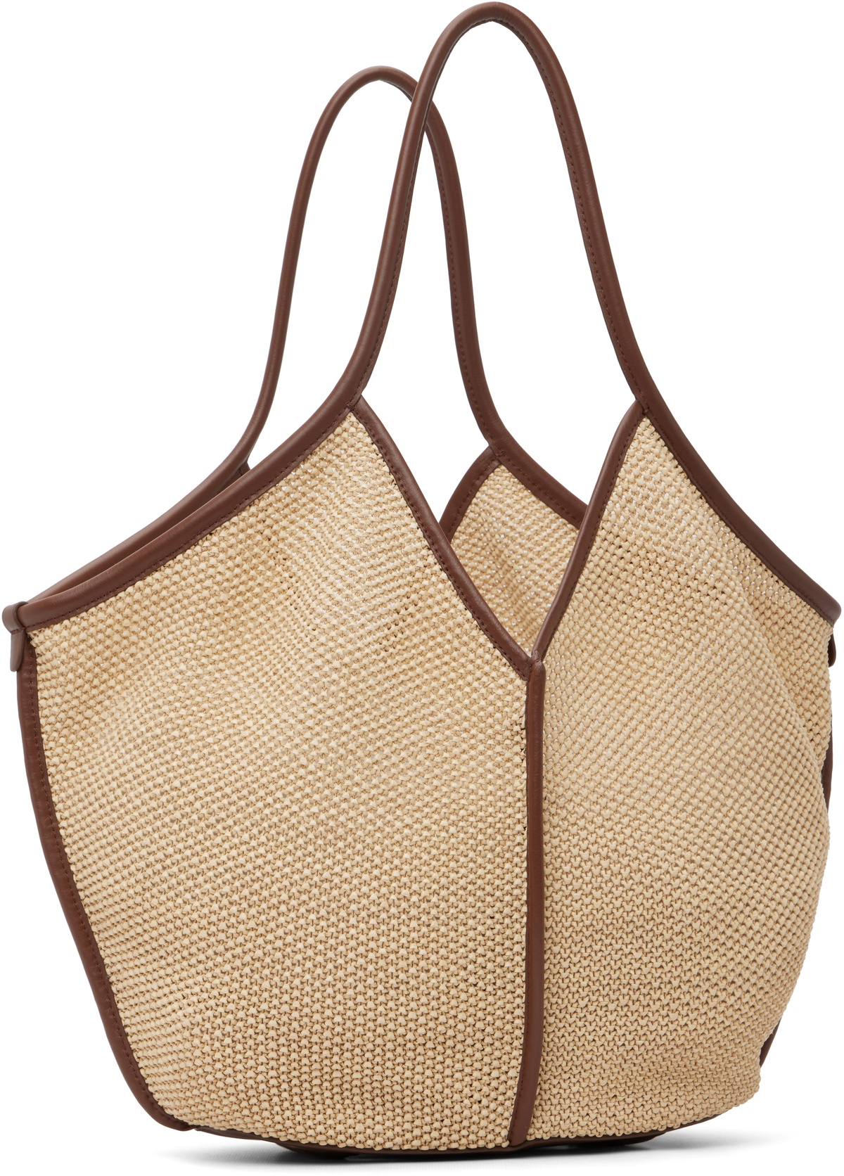 HEREU Beige Calella Soft Raffia Tote