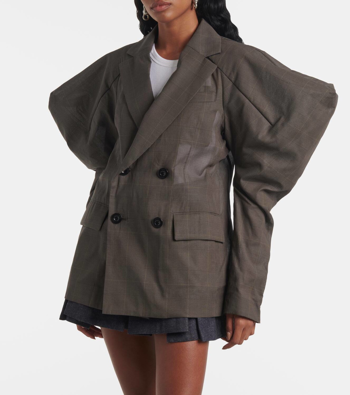 Sacai Cotton voile blazer