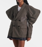 Sacai Cotton voile blazer