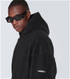 Balenciaga Oversized fleece hoodie