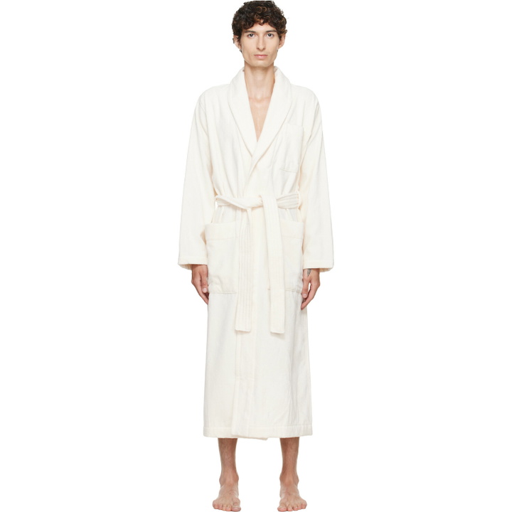 Photo: Tekla Off-White Terry Classic Bathrobe