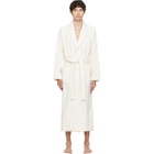 Tekla Off-White Terry Classic Bathrobe