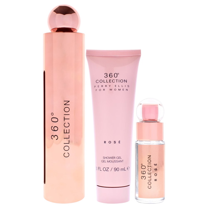Photo: Perry Ellis Ladies 360 Collection Rose Gift Set Fragrances 844061013667