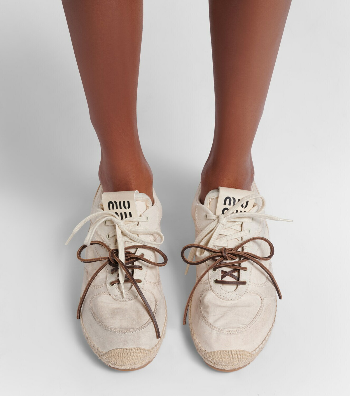 Miu Miu Gymnasium canvas sneakers