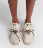 Miu Miu Gymnasium canvas sneakers