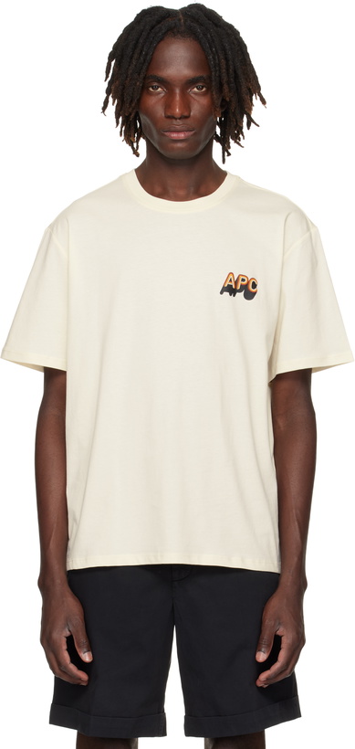 Photo: A.P.C. Off-White 70's H T-shirt
