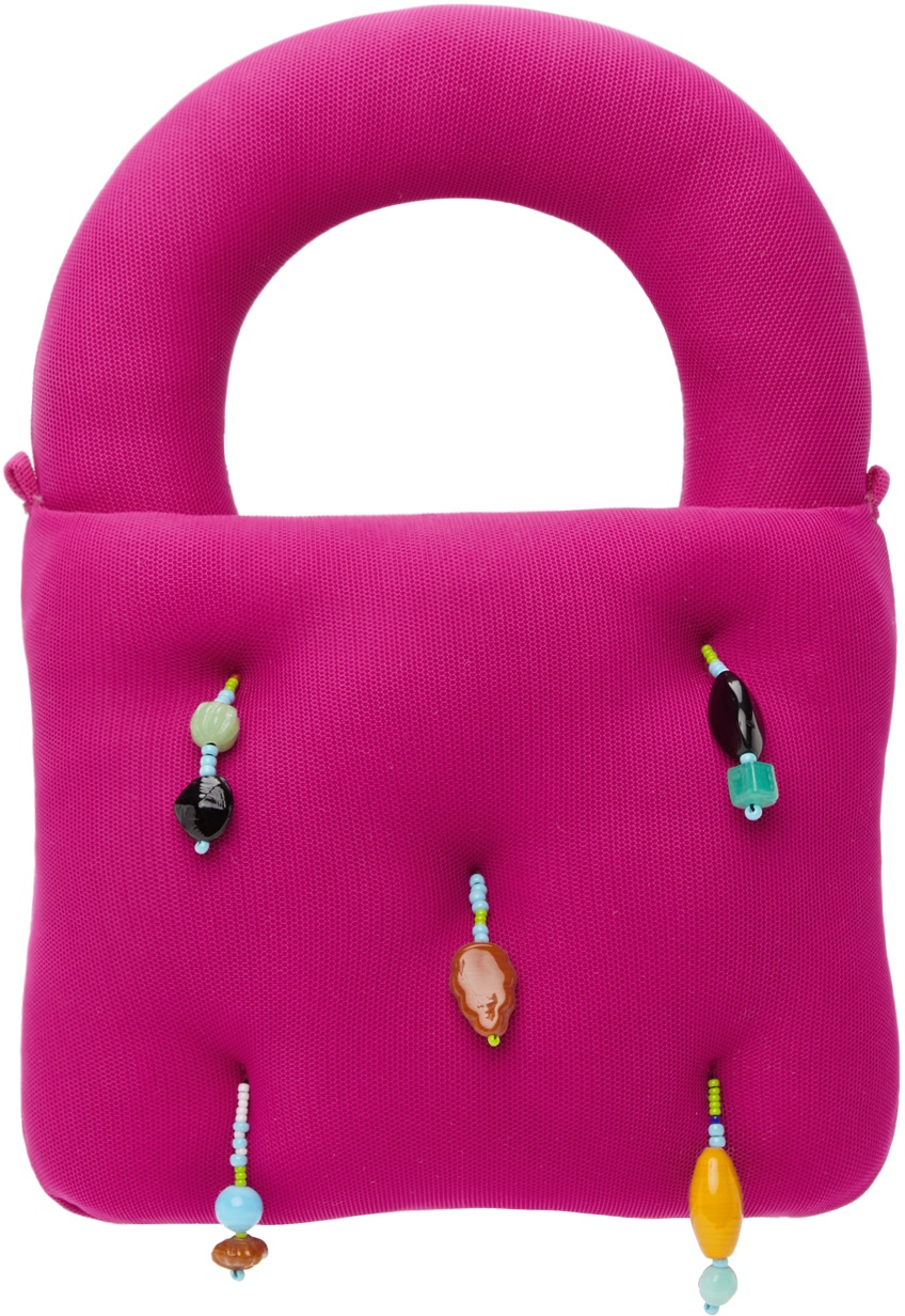 Marshall Columbia Pink Mini Plush Purse Bag