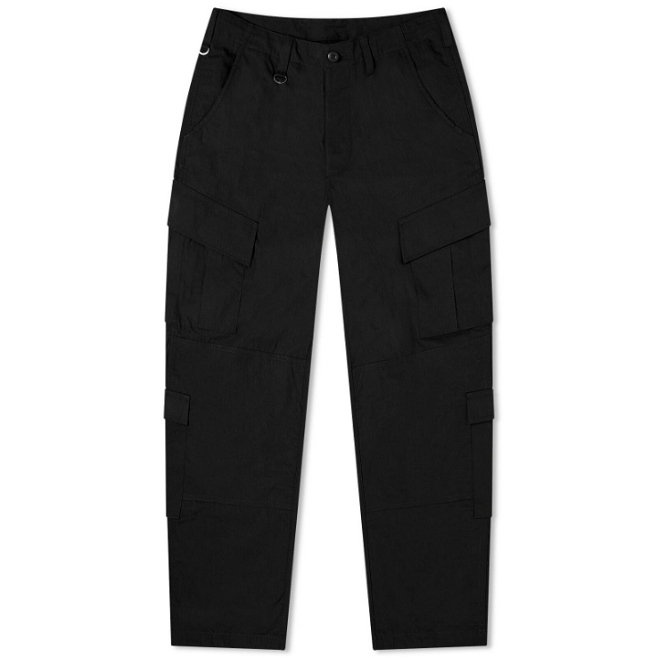Photo: Uniform Experiment Men's Tactical Cargo Pants in Black