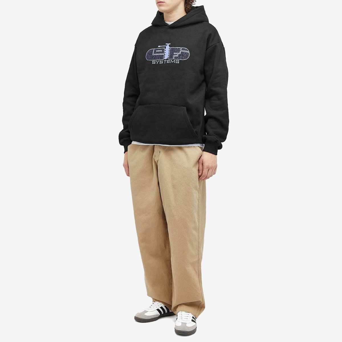 Lo-Fi Men's Process Hoodie in Black