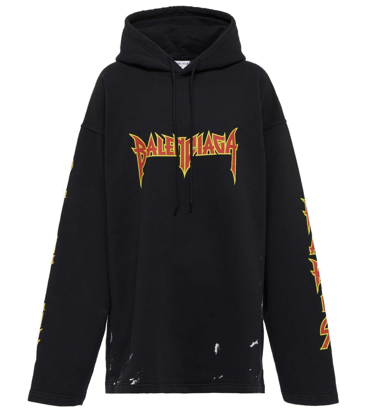 Balenciaga - Metal oversized cotton hoodie Balenciaga