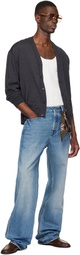 JACQUEMUS Gray 'The J' Cardigan