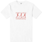 Sporty & Rich Men's Runner T-Shirt in White/Red