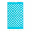 MC2 Saint Barth Light Blue Check Print Jacquard Beach Towel