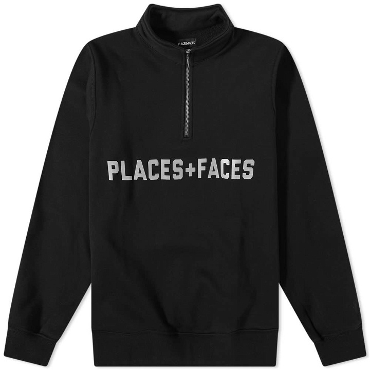 Photo: PLACES+FACES Logo 1/4 Zip Sweat