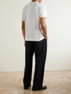 FEDELI - Organic Cotton-Jersey T-Shirt - White