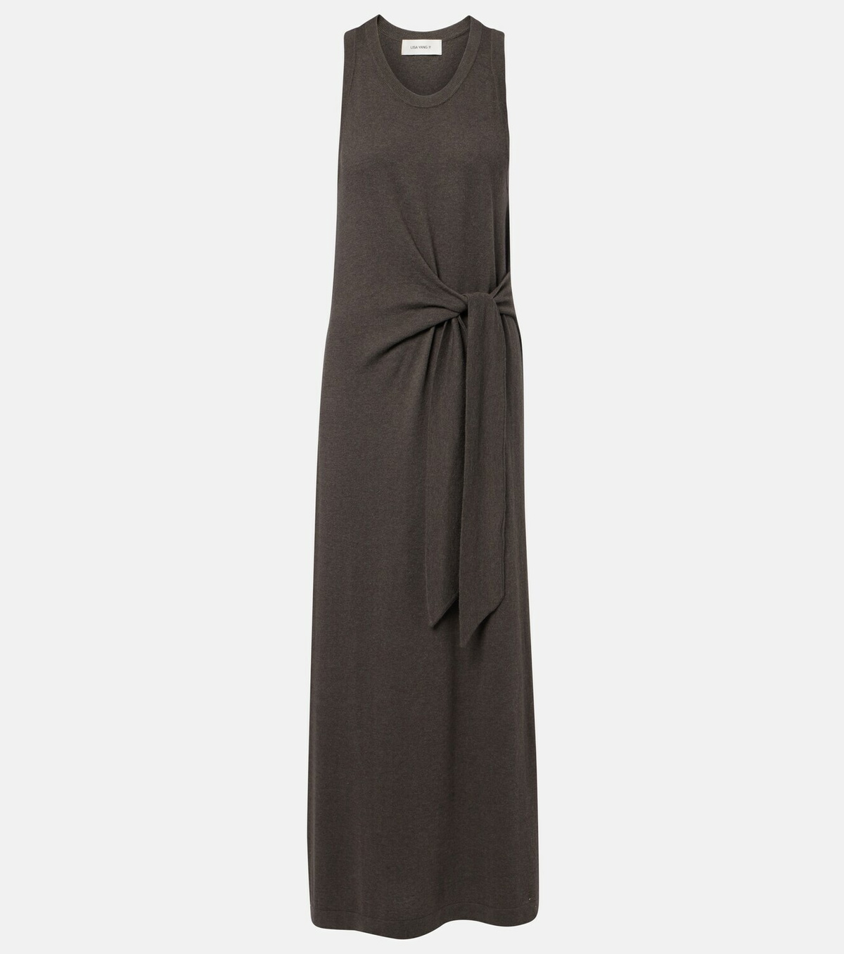 Lisa Yang Angeline cotton and cashmere maxi dress
