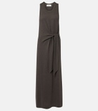 Lisa Yang Angeline cotton and cashmere maxi dress