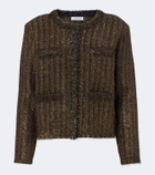 Veronica Beard Keziah cropped knitted jacket