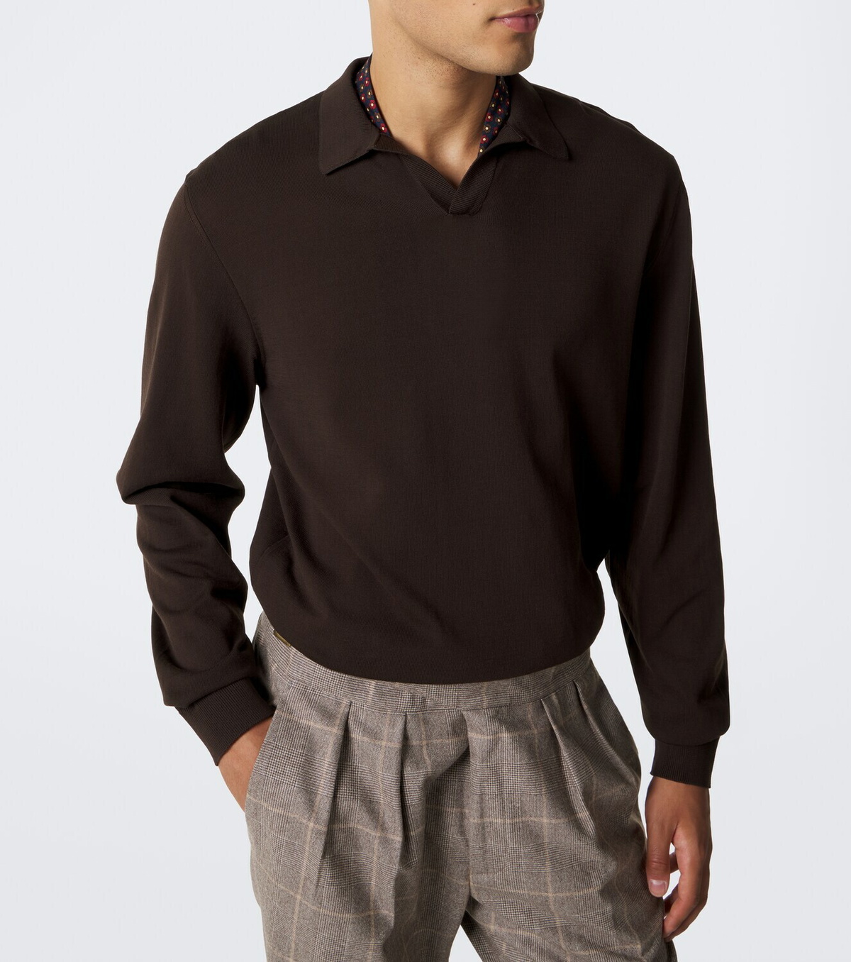 Rubinacci Cotton polo sweater