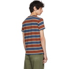 Levis Vintage Clothing Tricolor Casual Stripe T-Shirt