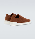 Zegna - Triple Stitch suede sneakers