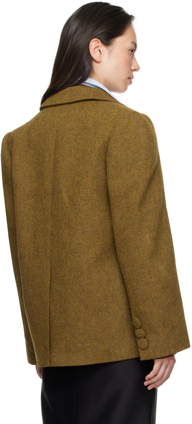SHUSHU/TONG Brown Oversized Blazer