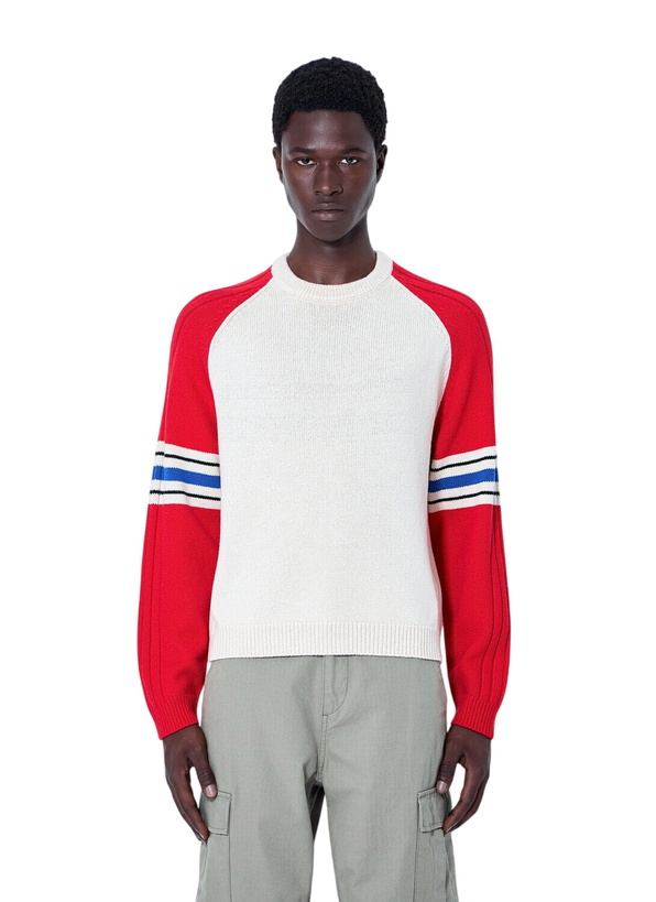 Photo: Stüssy Stripe Raglan Crewneck Sweatshirt