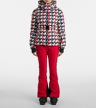 Perfect Moment Candice houndstooth down ski jacket