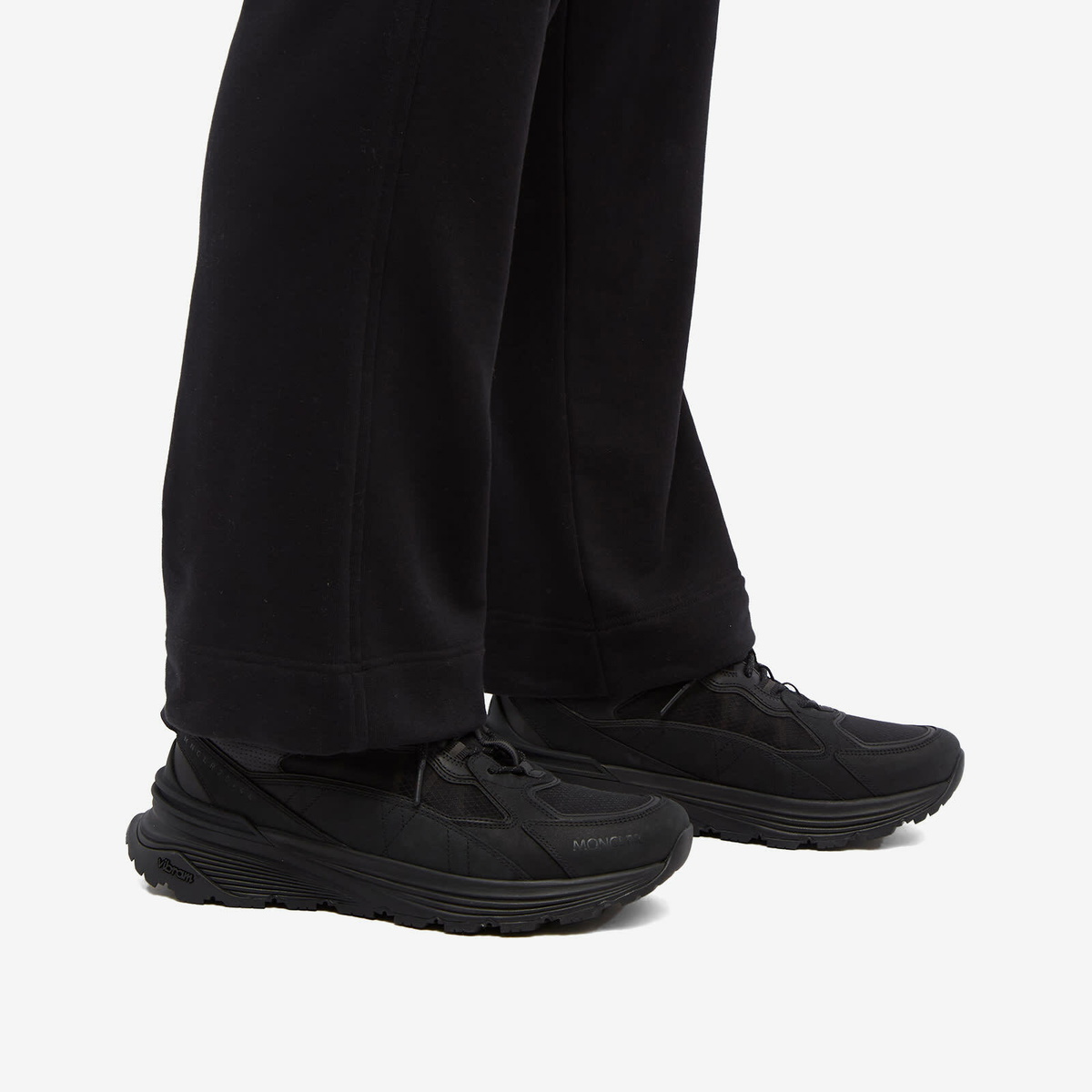 Moncler Men's Lite Runner Sneakers in Black Moncler