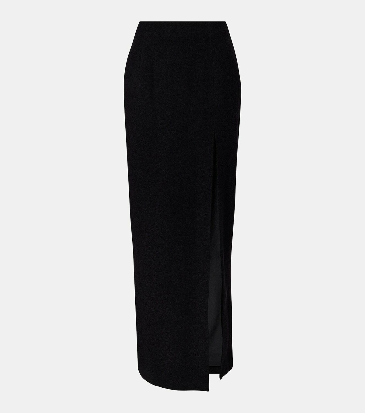 Alessandra Rich Wool-blend twill bouclé maxi skirt