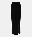 Alessandra Rich Wool-blend twill bouclé maxi skirt