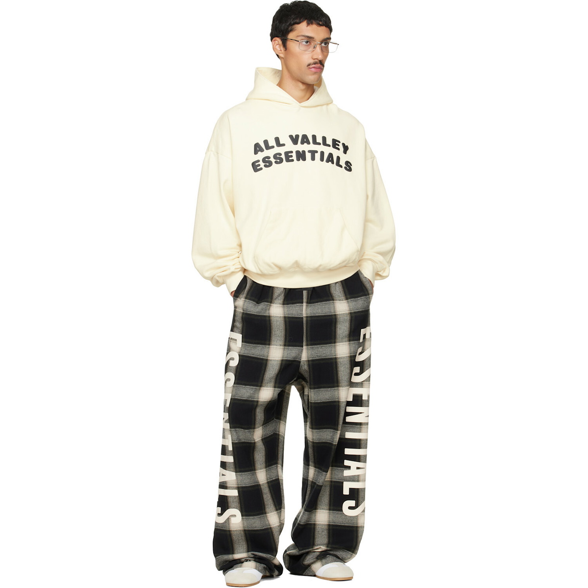 Fear of God ESSENTIALS Off-White 90s Hoodie