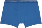 Calvin Klein Underwear Three-Pack Blue Classic Boxer Briefs