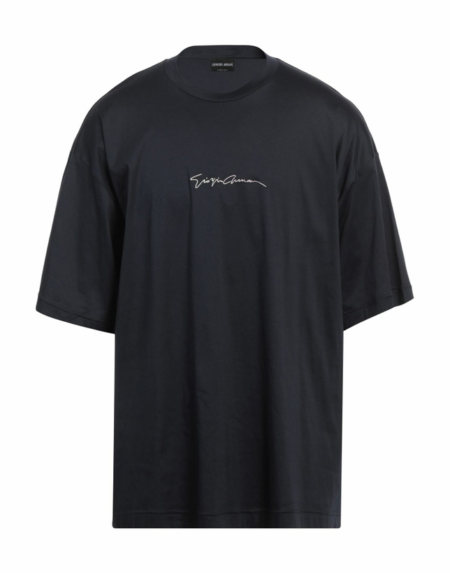 Photo: Giorgio Armani Mens T-shirt in Midnight blue