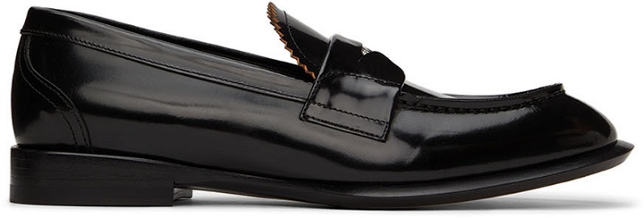 Photo: Alexander McQueen Black Leather Loafers