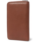 Brunello Cucinelli - Leather Zip-Around Wallet - Brown