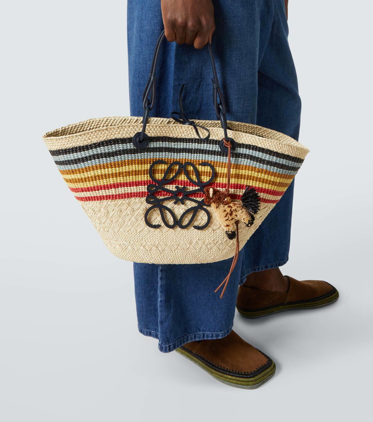 【LOEWE】Paula's Ibiza★アニマル ジラフ ラフィア Bagチャーム Loewe x Paula's Ibiza Giraffe Bag Charm | Liberty