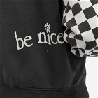 ERL Men's Venice Checkerboard Popover Hoodie in Black/White