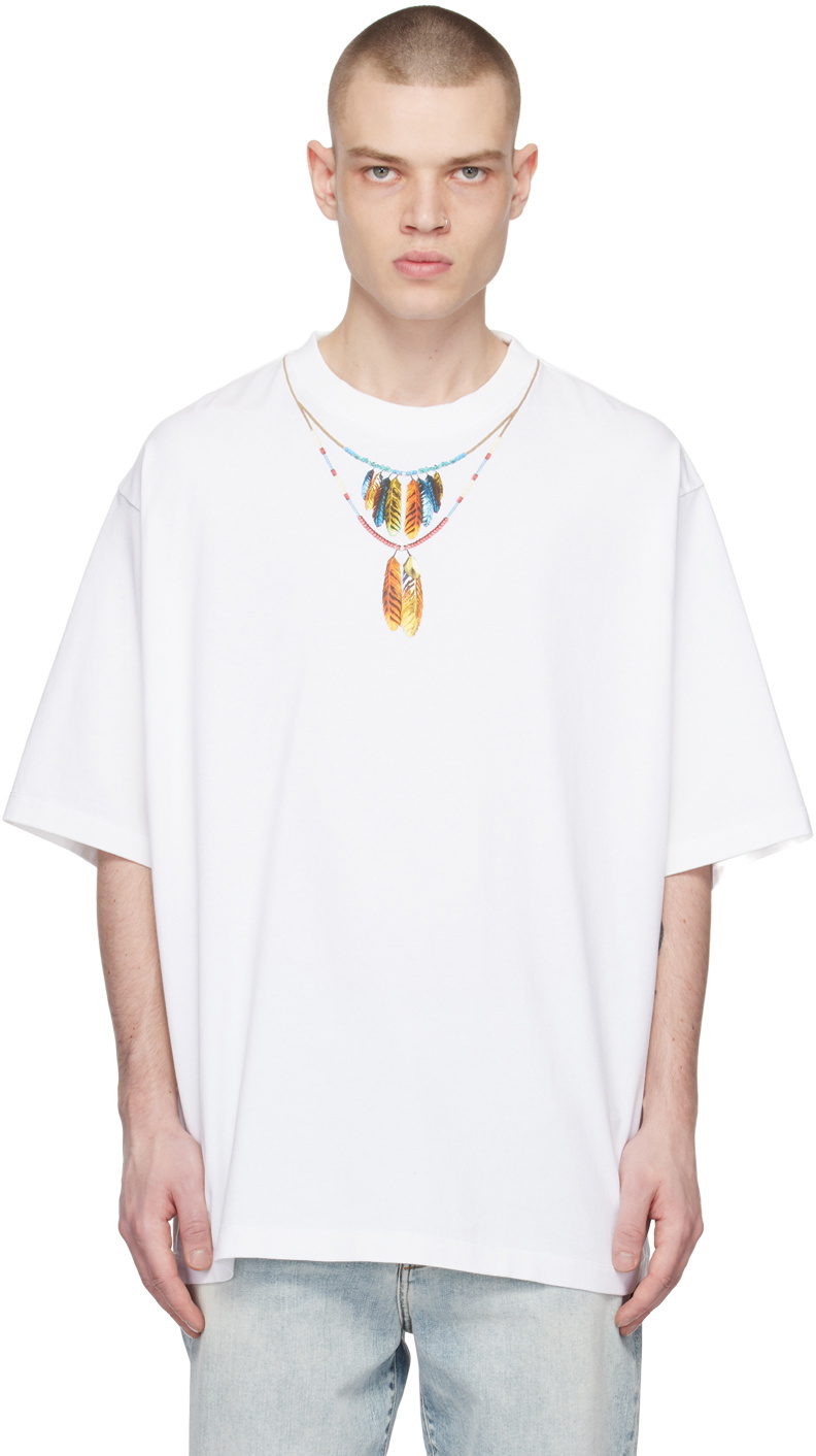 Marcelo burlon white wings t online shirt