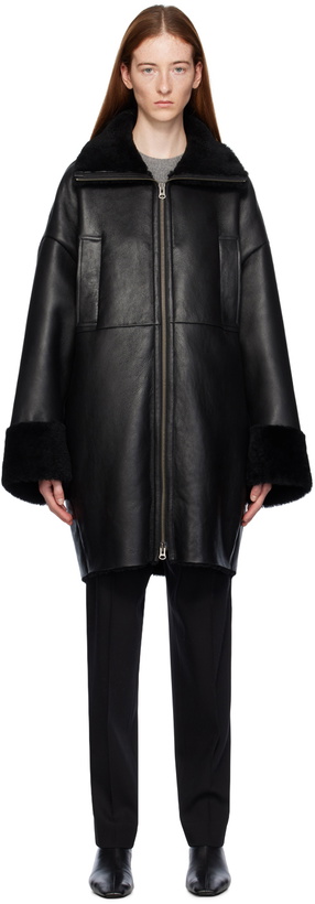 Photo: Teurn Studios SSENSE Exclusive Black Boelos Leather Jacket