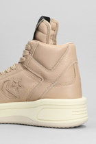 DRKSHDW Turbowpn Leather Sneakers