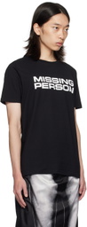 Ashley Williams Black 'Missing Person' Danny T-Shirt