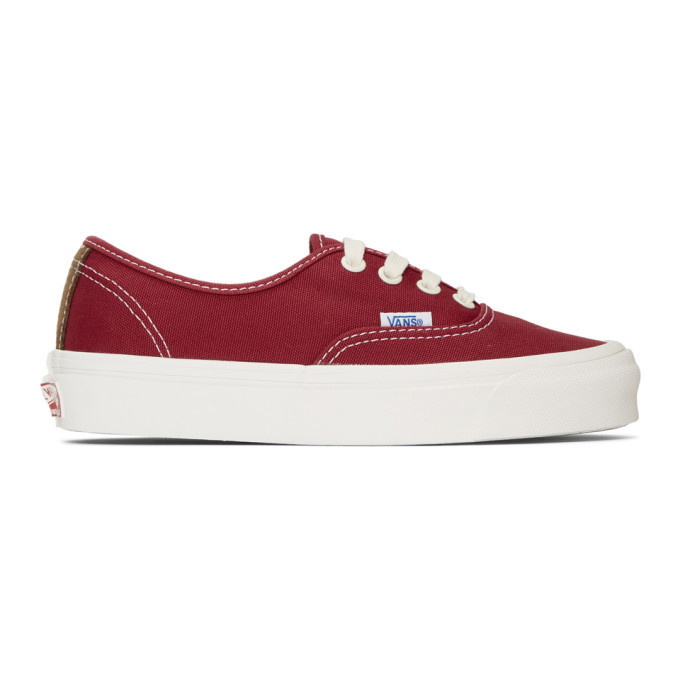 Photo: Vans Red OG Authentic LX Sneakers