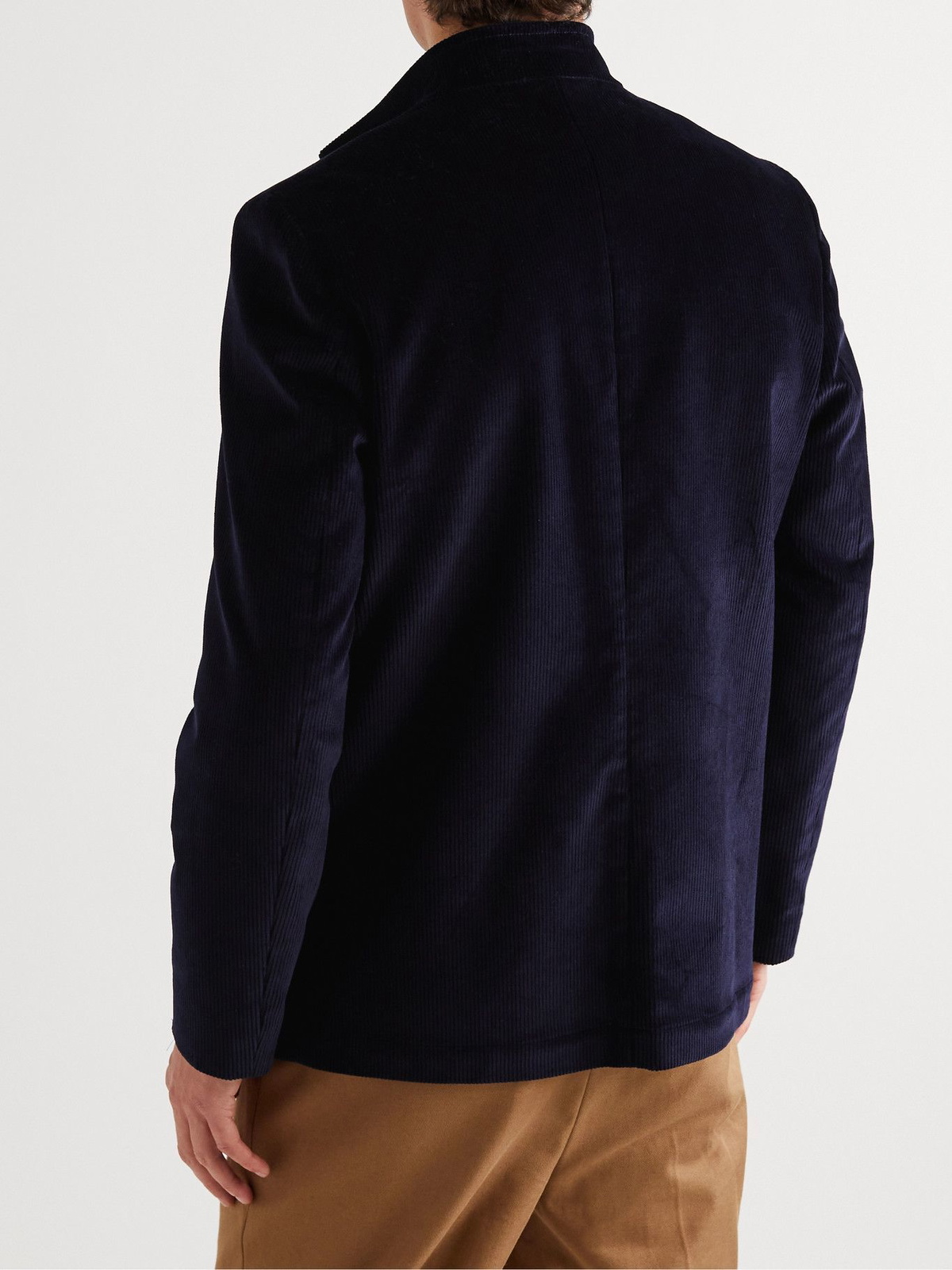 MP Massimo Piombo - Guru Cotton-Blend Corduroy Blazer - Blue